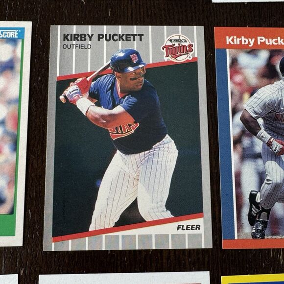 Kirby Puckett 12 Card NM HOF Topps All Star Post 93 Fleer Ultra 89 Donruss MVP - Picture 8 of 13